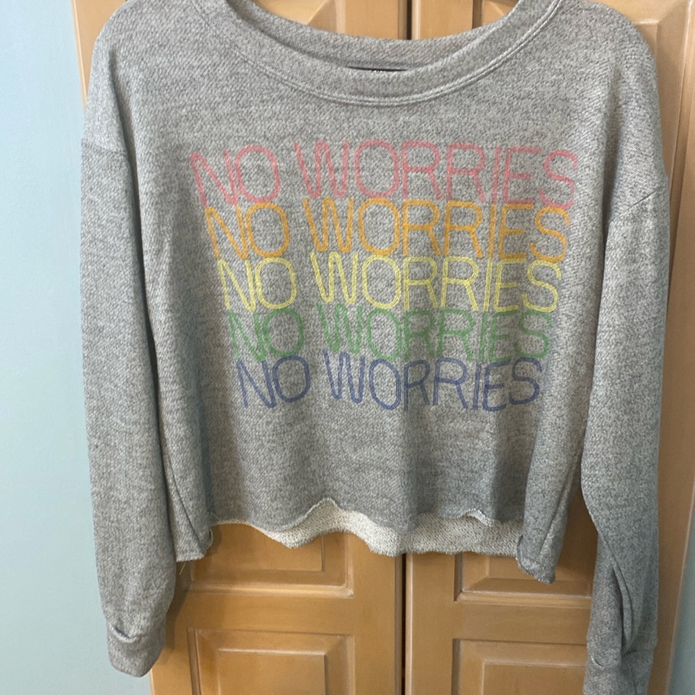 Cropped sweatshirt
